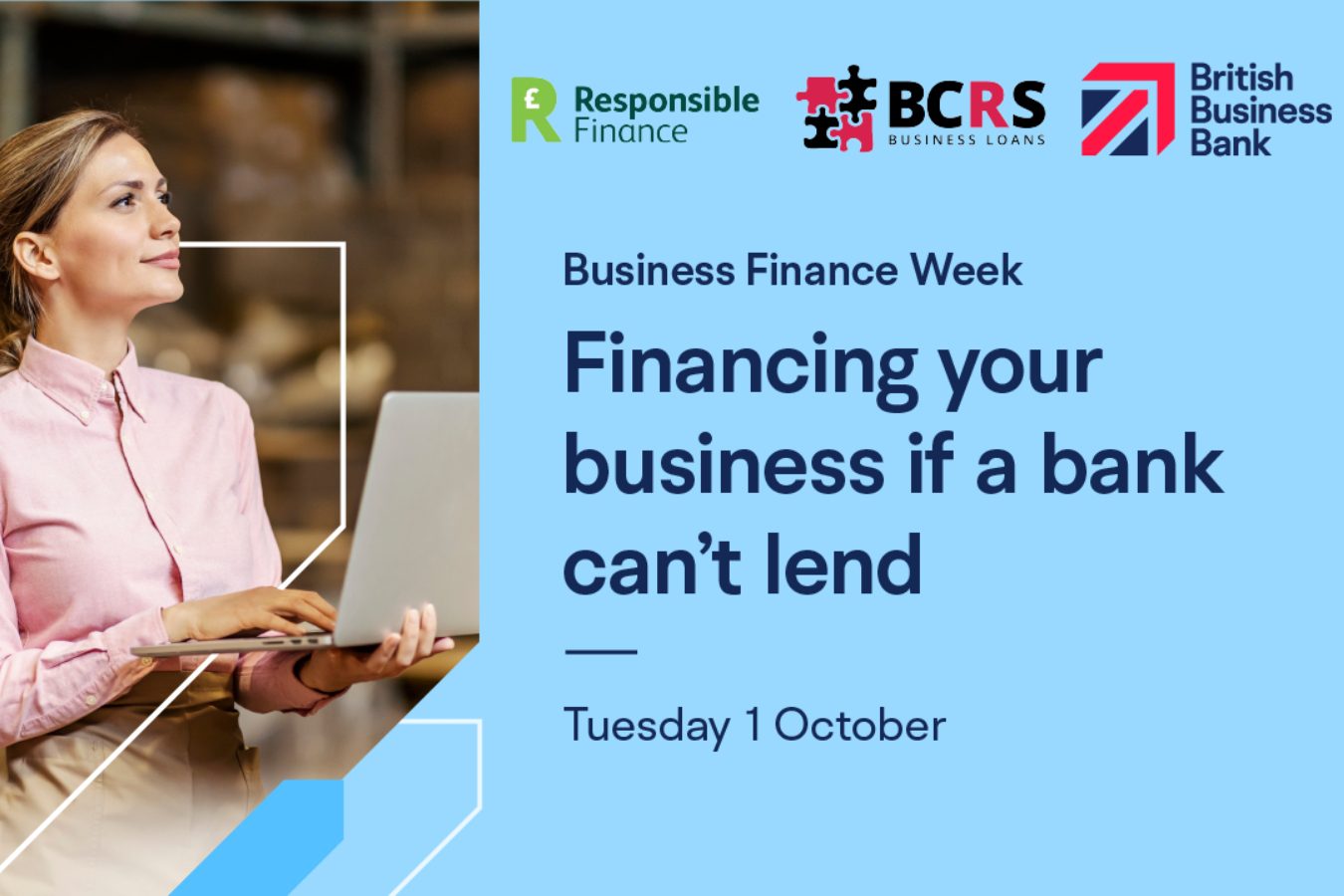 Financing your business if a bank can't lend Webinar