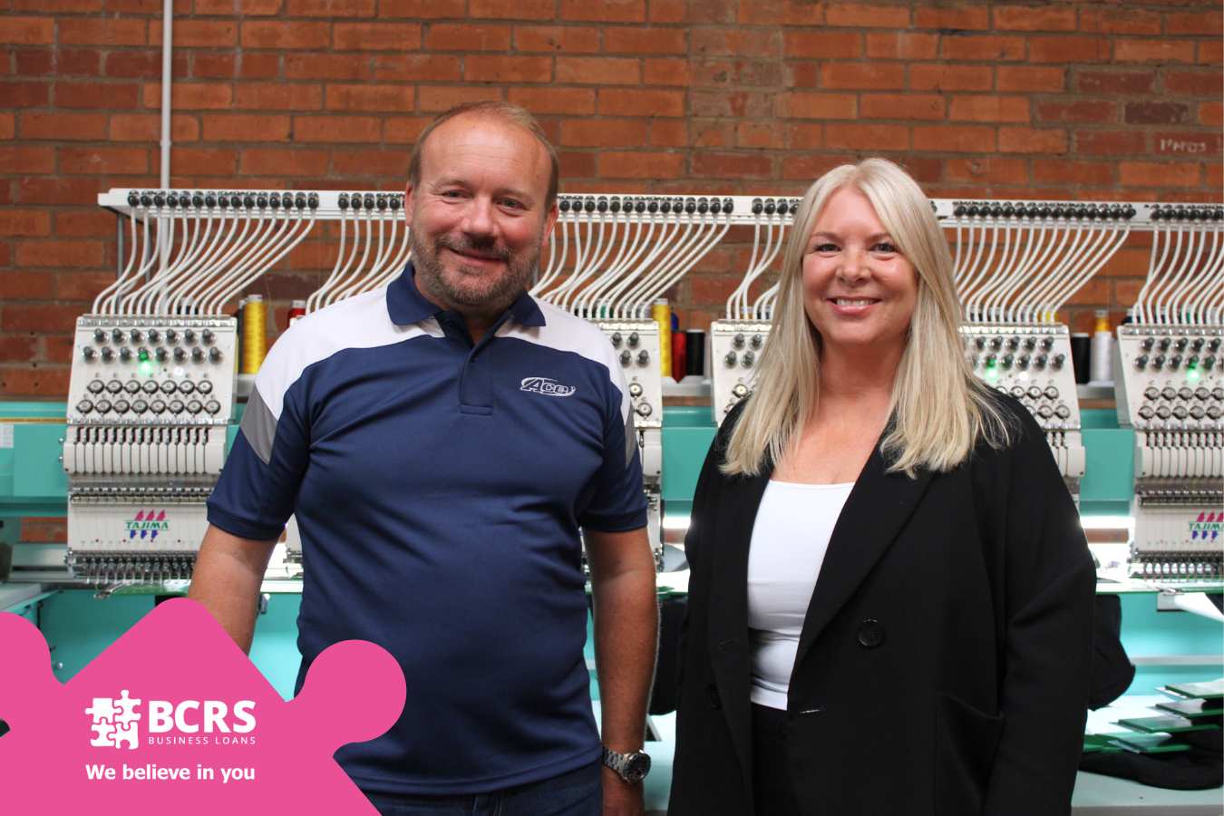 Personalised clothing specialist secures £25,000 from BCRS Business Loans